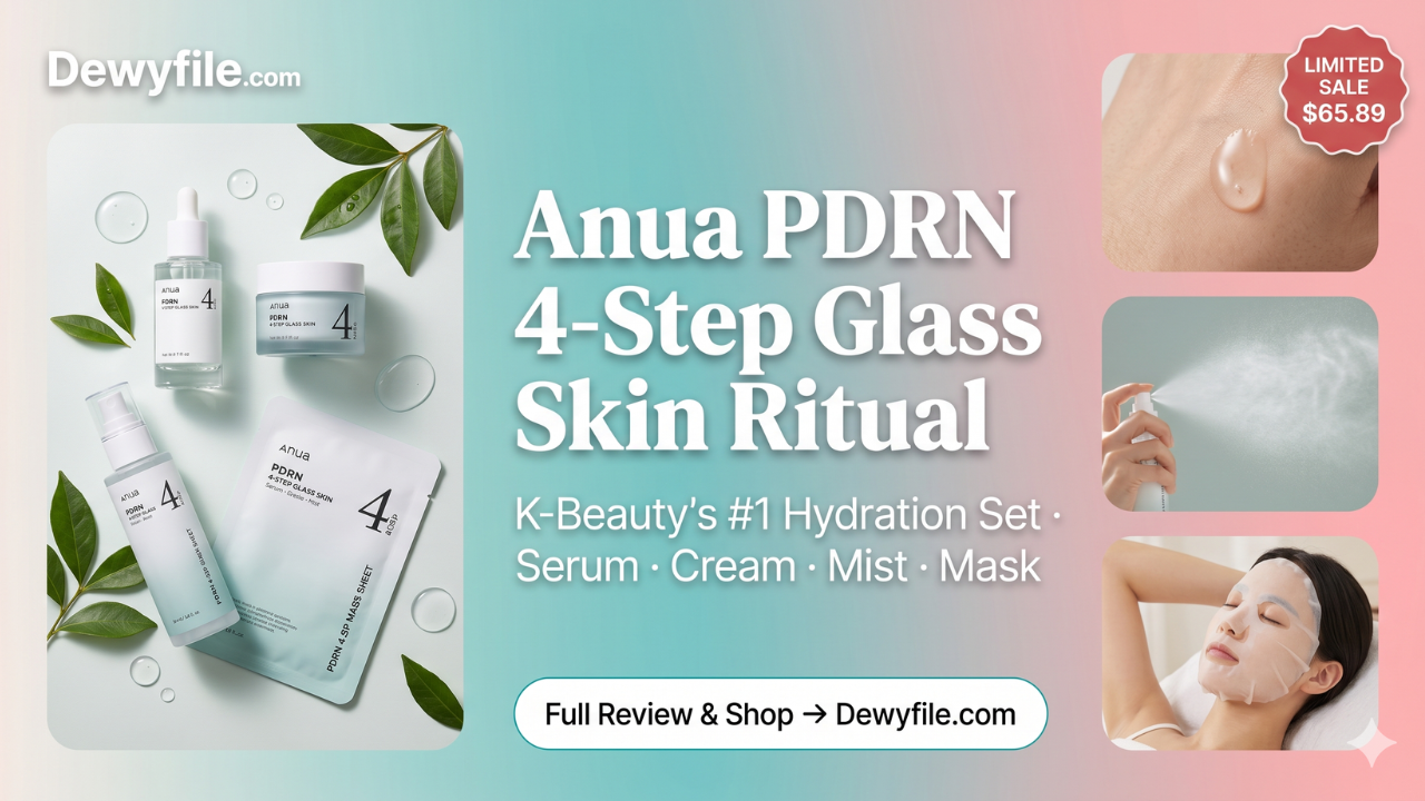 Anua PDRN Glowy Serum Step 1 - K-Beauty Glass Skin Routine | Dewyfile.com