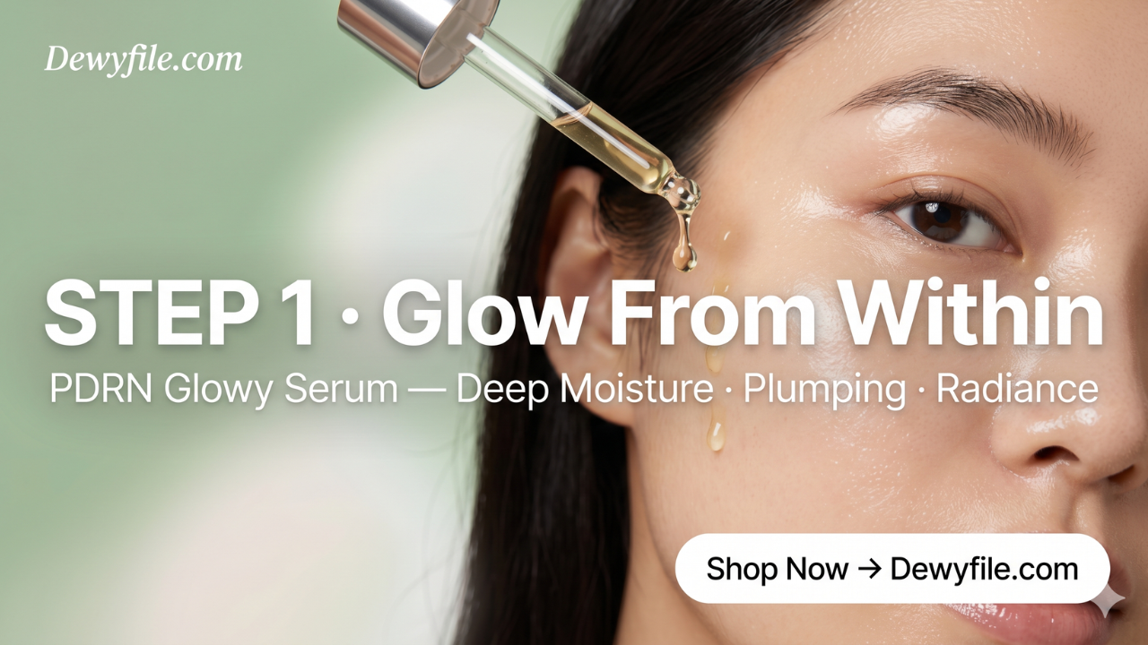 Anua PDRN Cream and Capsule Mist Step 2 and 3 - All-Day Glow | Dewyfile.com