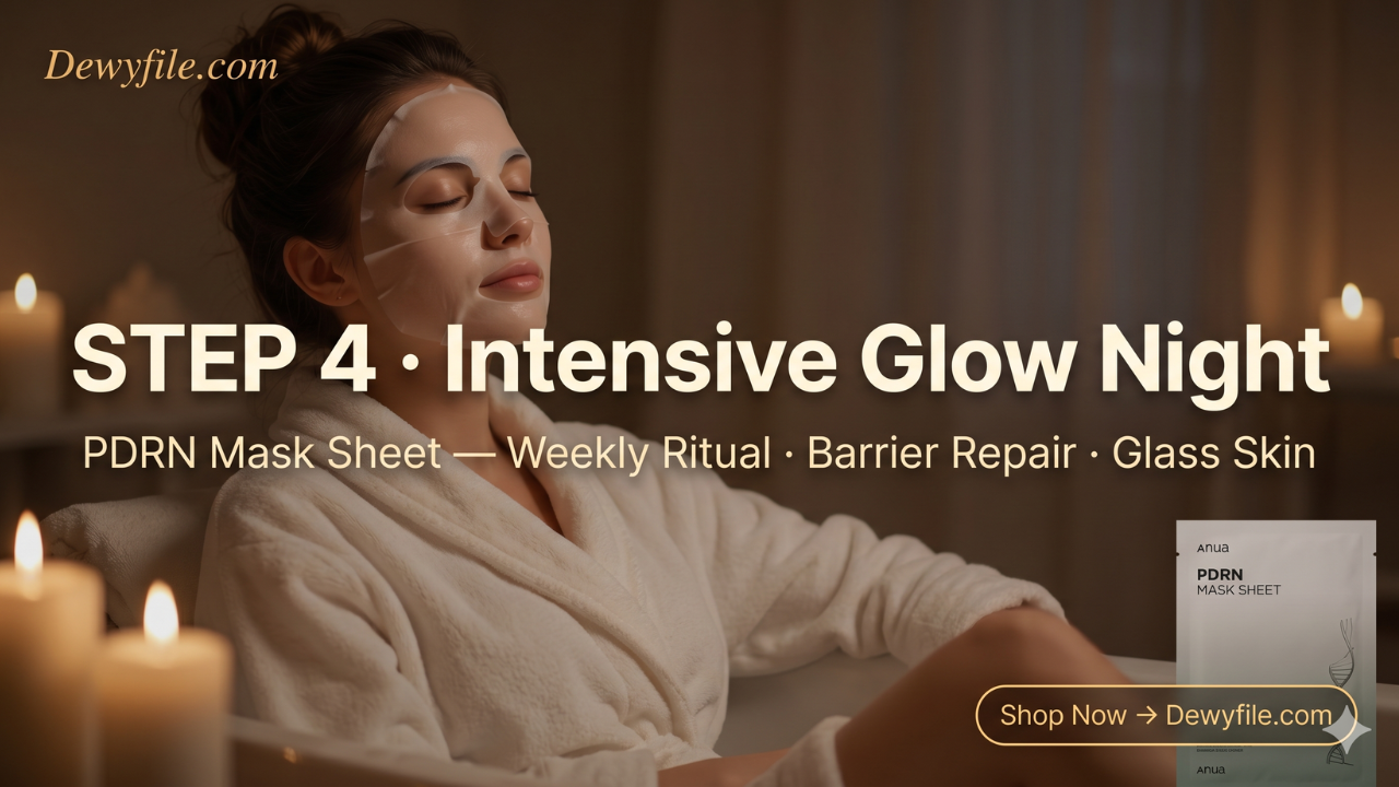 Anua PDRN 4-Step Glowy Skin Set: The Glass Skin Ritual Korea Is Obsessed With.